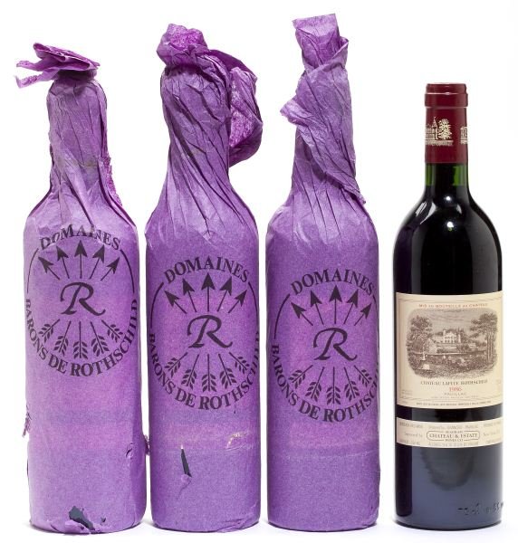 Chateau Lafite Rothschild: Chateau Lafite Rothschild "...outstanding richness, a deep color, medium body, a graceful, harmonious texture, and superb length. The penetrating fragrance of cedar, chestnuts, minerals, and rich frui