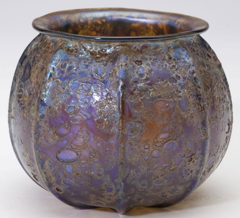 Tiffany Lava Vase Nov 30, 2012 Leland Little Auctions in NC