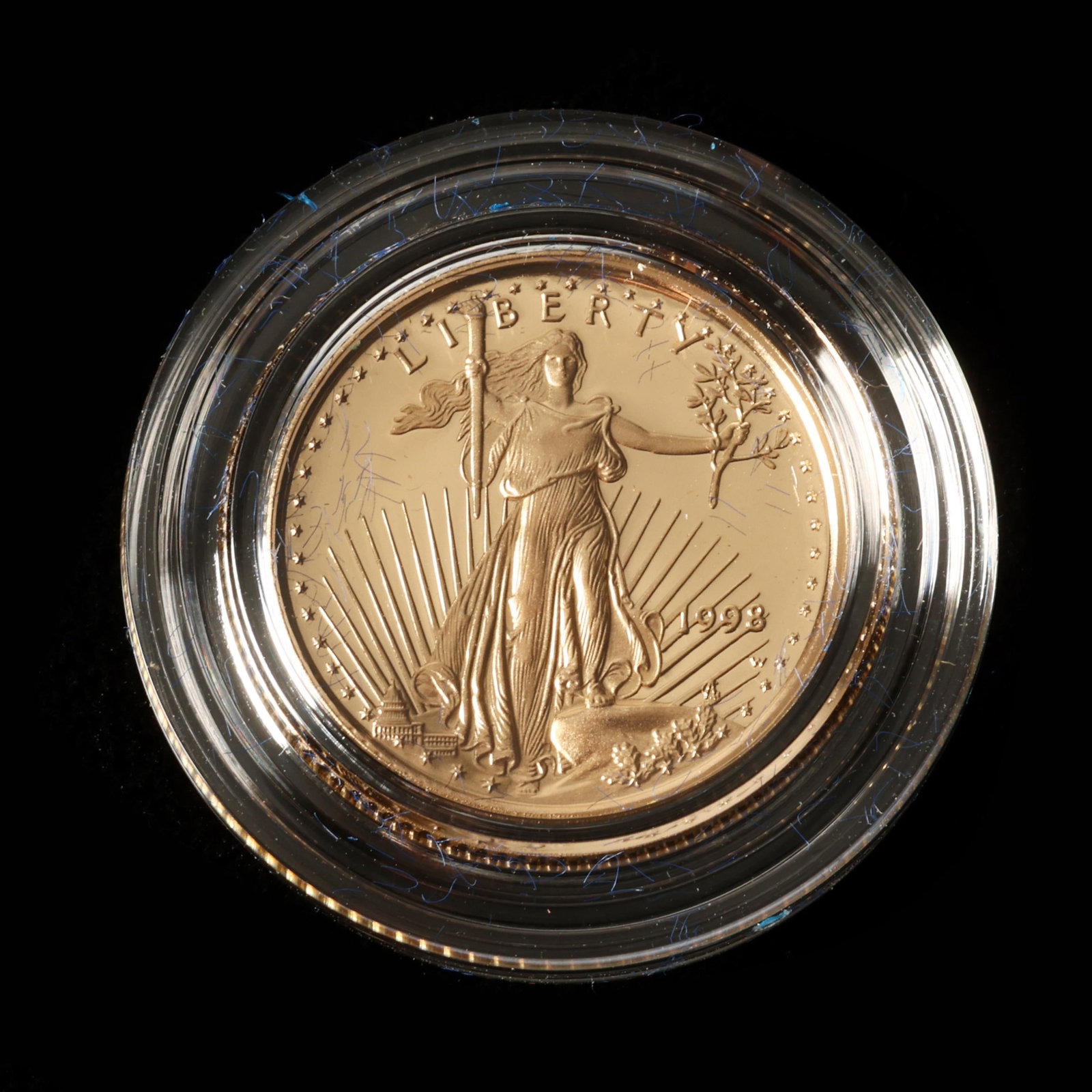1998 One-Tenth Ounce Proof American Eagle Gold Coin (1 of 3)
