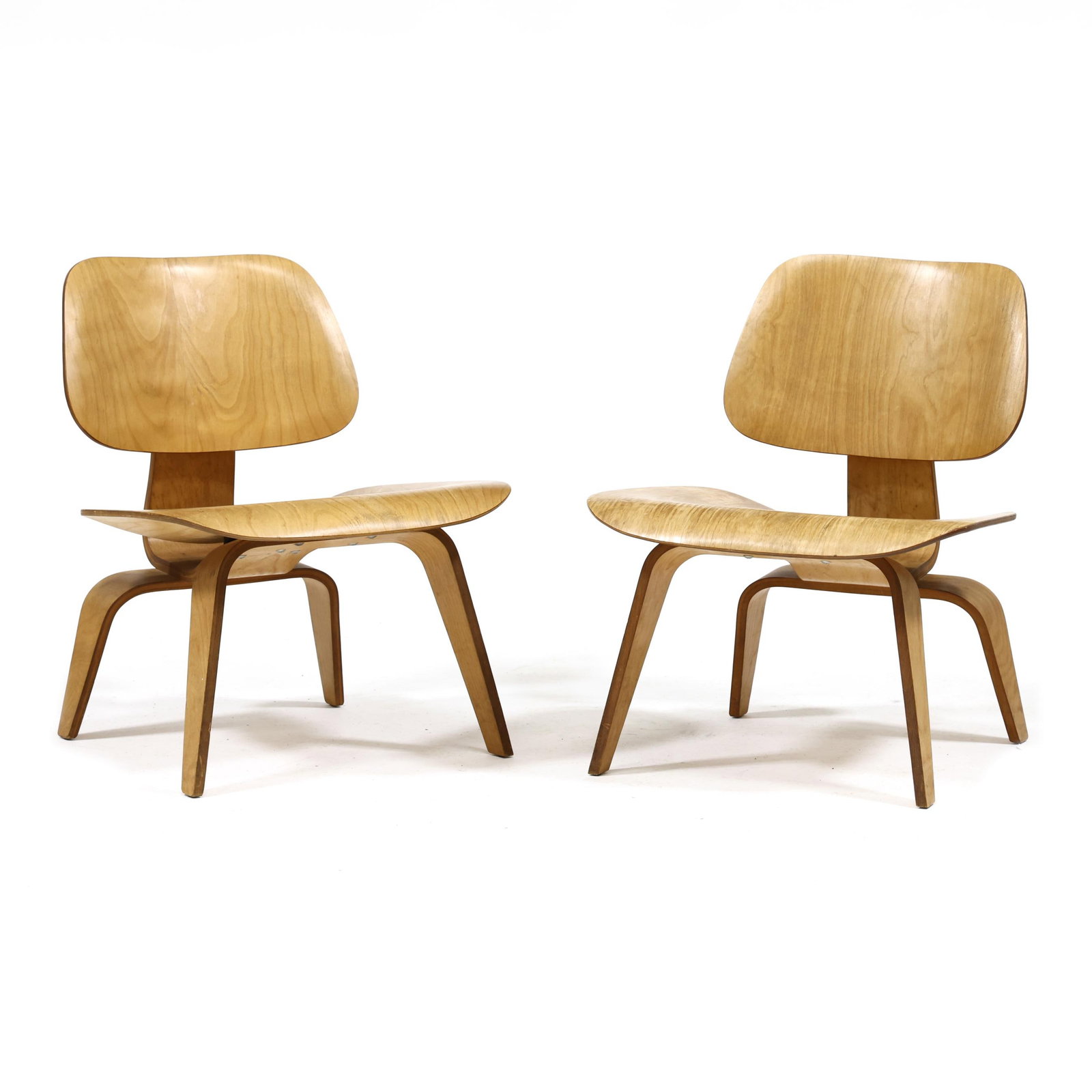 Charles and Ray Eames, Vintage Pair of  LCW  Chairs (1 of 7)
