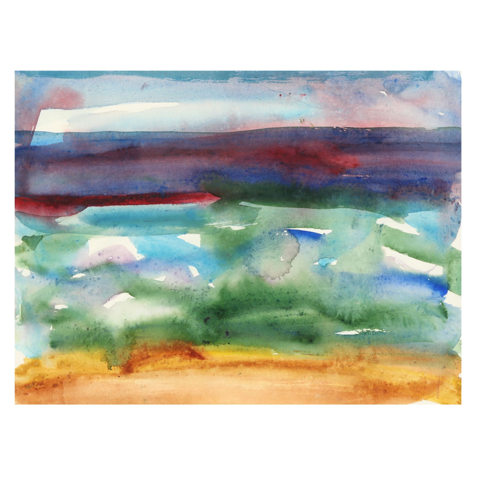 Mary Abbott (American, 1921-2019), Untitled Abstract (1 of 5)