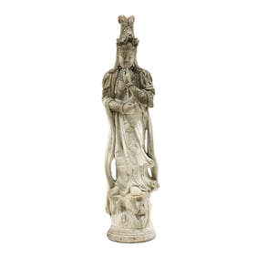 Chinese Style Cast Stone Garden Statue of Guanyin