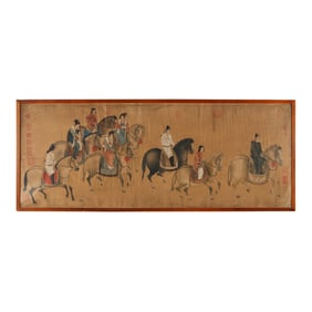 A Later Copy of  Lady Guoguo's Spring Outing