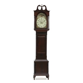 George III Mahogany Tall Case Clock
