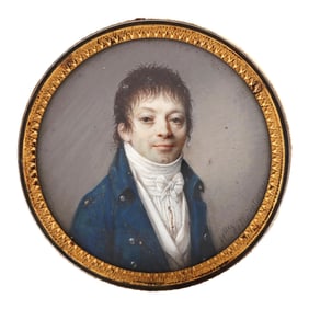 Marie-Therese de Noireterre (French, fl. 1760-1823), Portrait Miniature of Claude Francois Didier