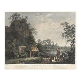 After George Stubbs (English, 1724-1806),  Shooting  (Plate 1)