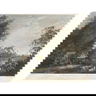 After George Stubbs (English, 1724-1806), Shooting (Plate 1): After George Stubbs (English, 1724-1806), Shooting (Plate 1)engraving with hand-coloring, published 1769-1771, engraved by William Woolet (English, 1735-1785), published by Thomas Bradford, London, ma