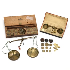 Three Antique Pocket Merchant Scales
