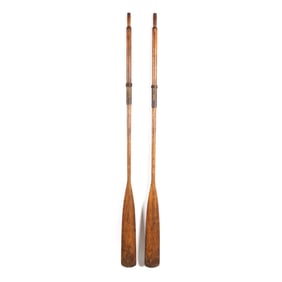 A Pair of Antique Boat Oars