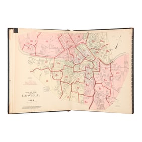Richards Standard Atlas of the City of Lowell, Massachusetts