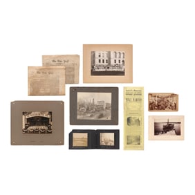 Group of Antique Ephemera and Photographs Relating to New England and New York