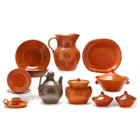 A Collection of Jugtown, NC, Utilitarian Pottery