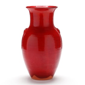 Ben Owen III (b. 1968 Seagrove, NC) Dogwood Vase