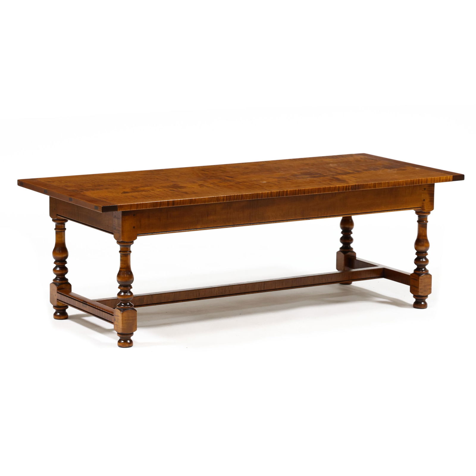 D.R. Dimes, Tiger Maple Coffee Table (1 of 4)