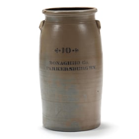 A.P Donaghho Ten-Gallon Stoneware Pottery Crock