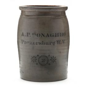A.P Donaghho Stoneware Pottery Crock