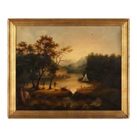 A Hudson River School Landscape Painting