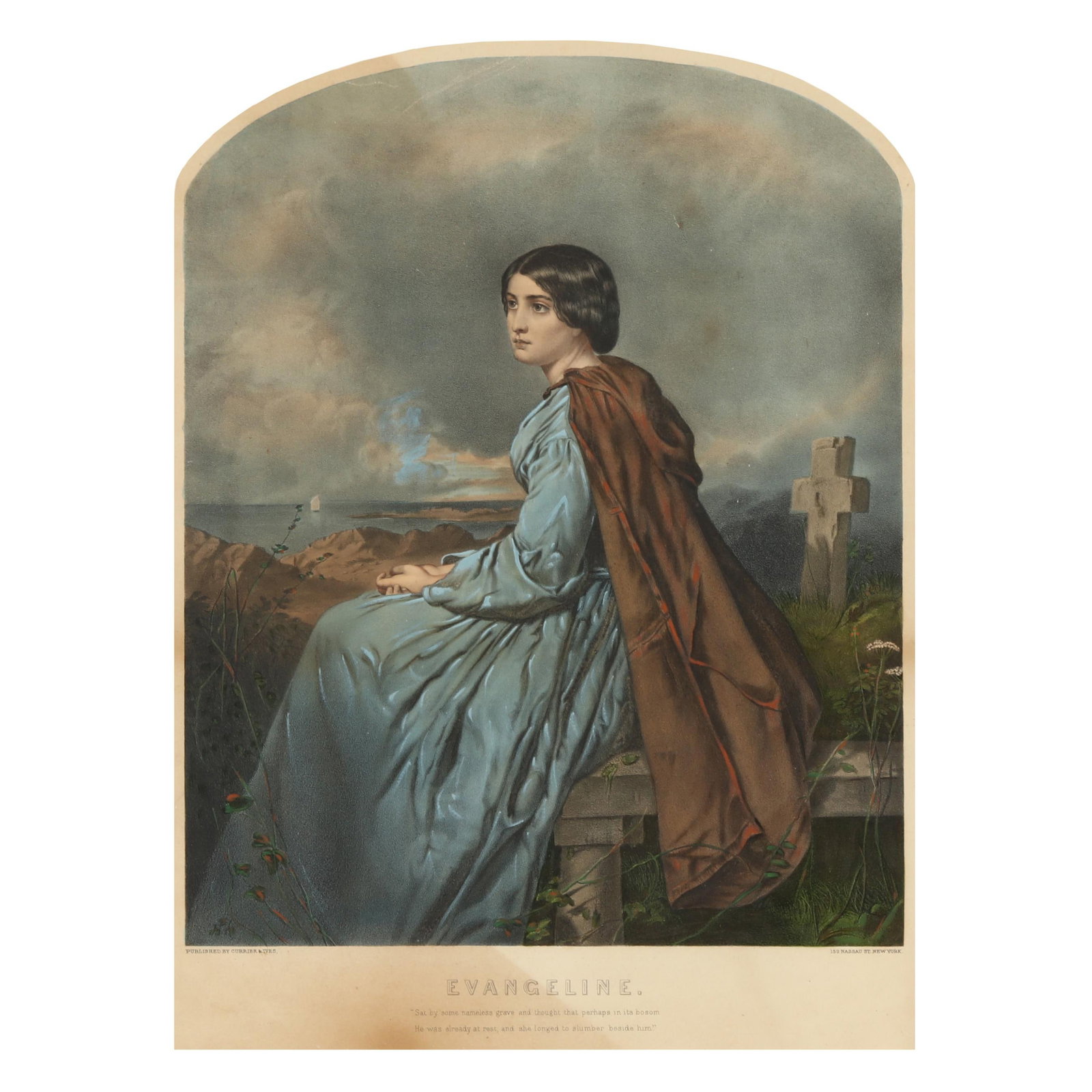 Louis Maurer (American, 1832-1932),  Evangeline (1 of 8)