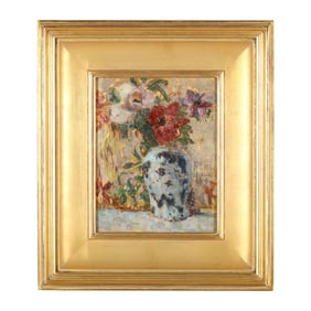 American School (20th Century), Still Life with Flowers