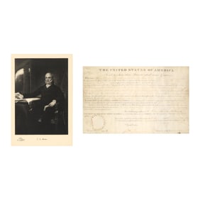 President John Quincy Adams Signed Land Grant
