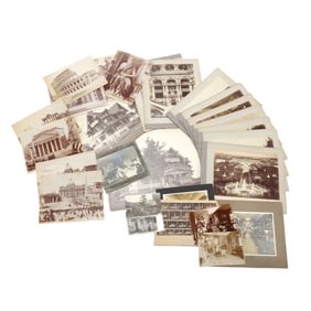 Collection of Antique Photographs and Prints, Mostly Travel Sites and Monuments