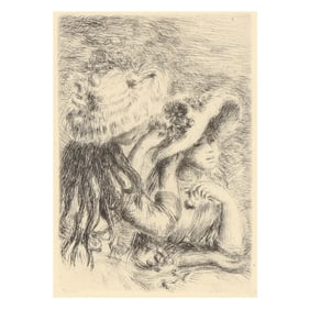 Pierre-Auguste Renoir (French, 1841–1919),  Le Chapeau Épinglé (La fille de Berthe Morisot et sa