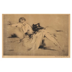 Louis Icart (French, 1888-1950),  Solitude