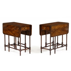 Theodore Alexander, Pair of  Althorp Collection  Pembroke Tables