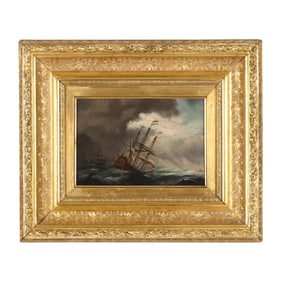 Manner of Ludolf Backhuysen I (Dutch, 1631-1708),  Storm Study