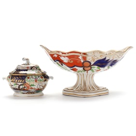 Two Early Coalport Porcelains