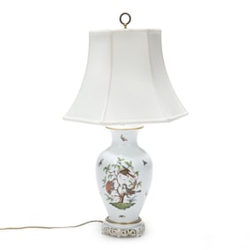 Herend  Rothschild Bird  Table Lamp
