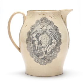 Liverpool Pottery Creamware Pitcher