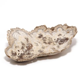 A Large Geological Natural Edge Onyx Bowl