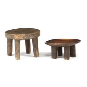 NOA Living, Two African Senufo Stools