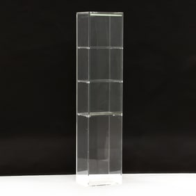 Lucite Floor Display Cabinet