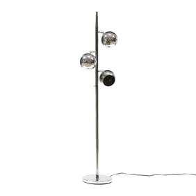 Sonneman Style Vintage Chrome Floor Lamp