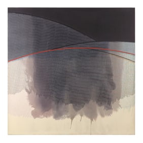 A Large Abstract Linear Painting