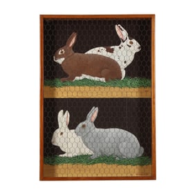 Marianne Wydler (Swiss, b.1939), Rabbit Cage