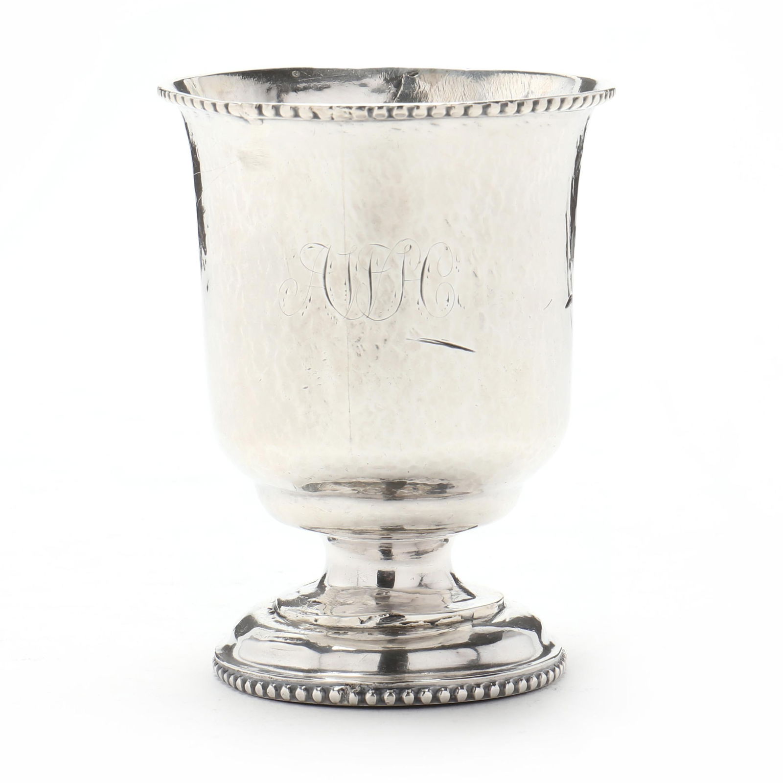 A Philadelphia Coin Silver Cup, Mark of Robert & William Wilson (1 of 7)