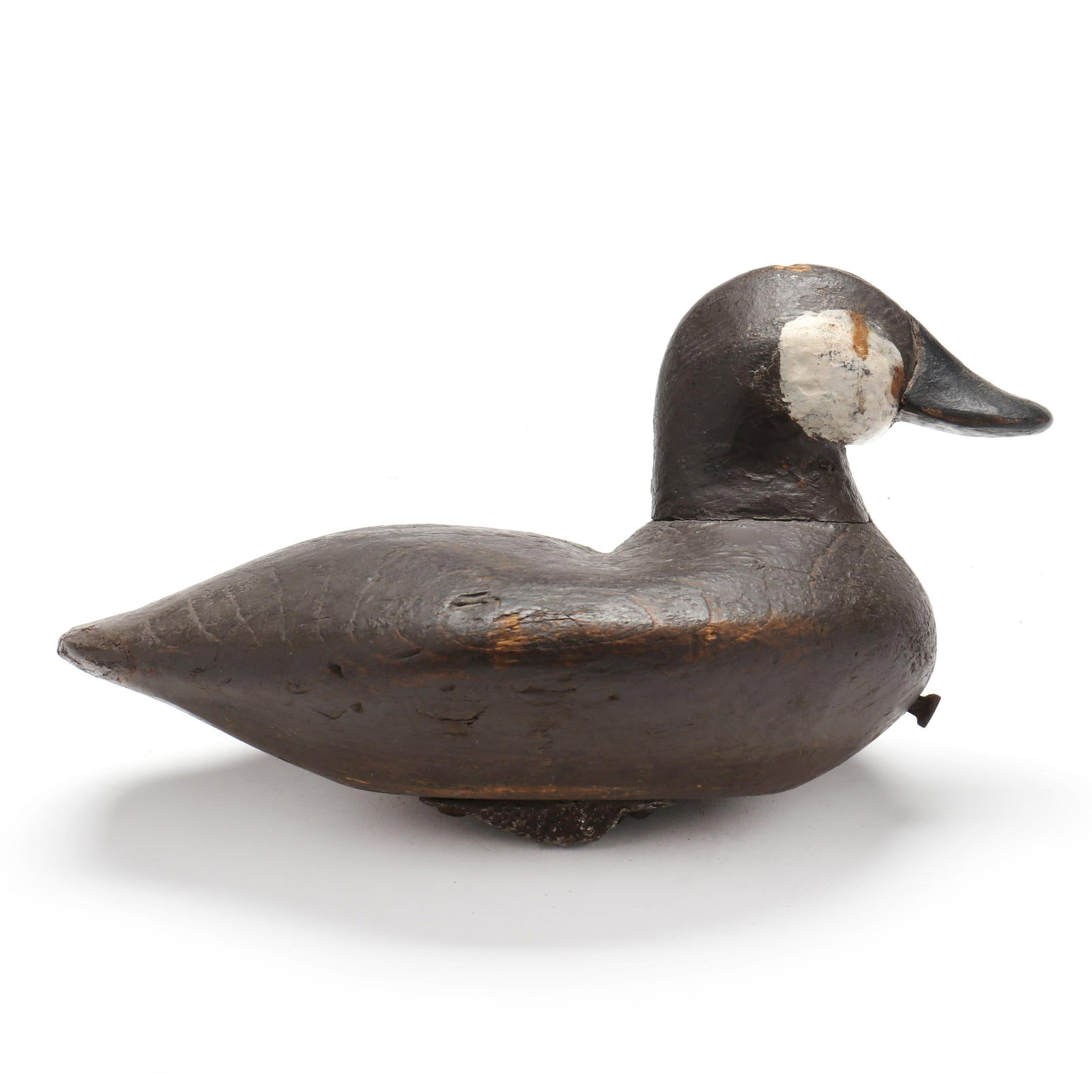 John Williams (VA, 1858-1937), Ruddy Duck: John Williams (VA, 1858-1937), Ruddy DuckCedar Island, Virginia, 1900s, carved and painted wood. Length 10.5 This Knotts Island ruddy duck is one of the most iconic ruddy forms known in the southern d