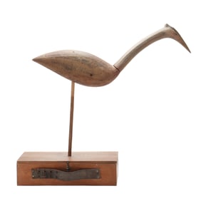 Jerry Talton (NC, b. 1974), Roothead Heron with Box