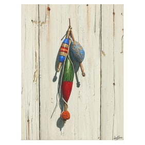 Joe Seme (NC, b. 1946),  Stick Bobbers