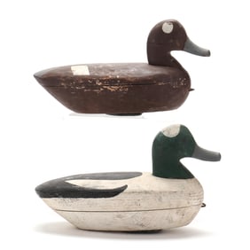 Eldon Willis (NC, 1908-1981) and Elmer Salter (NC, 1902-1964), Pair of Bufflehead