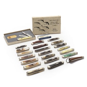 Variety of Twenty Three Pocket Knives