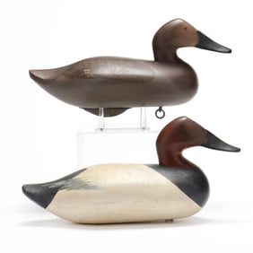 Madison Mitchell (MD, 1901-1993), Pair of Canvasbacks