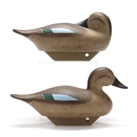 Charlie Bryan (MD, 1920-2008), Pair of Blue-Winged Teal
