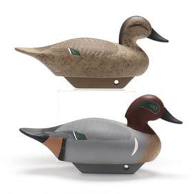 Charlie Bryan (MD, 1920-2008), Pair of Green-Winged Teal