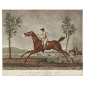 After Carle Vernet (French, 1758-1836),  Le Prince, Cheval de Chasse Anglais