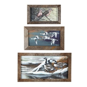 Chris Scheidler Pagano (American), Three Paintings of Waterfowl