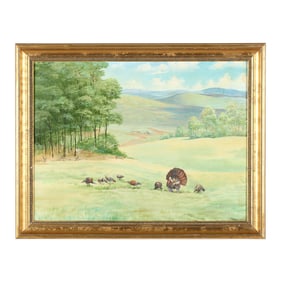 Sidney E. King (American), Wild Turkeys